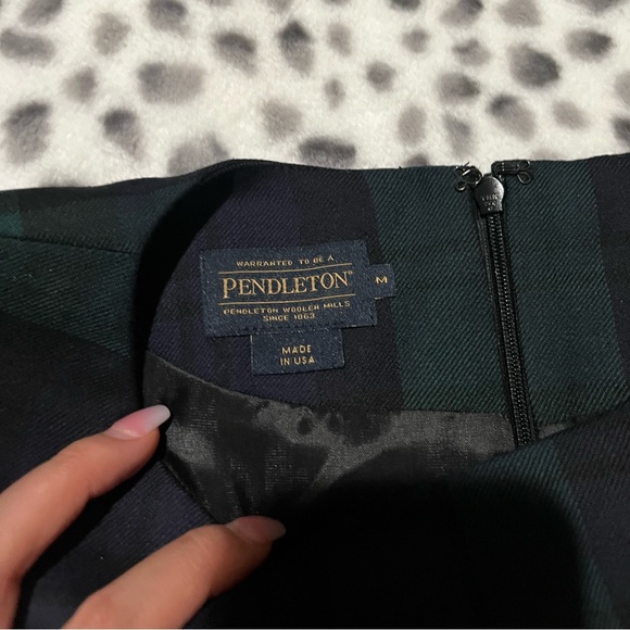 Pendleton‎ maya wool green plaid dress - Picture 6 of 12
